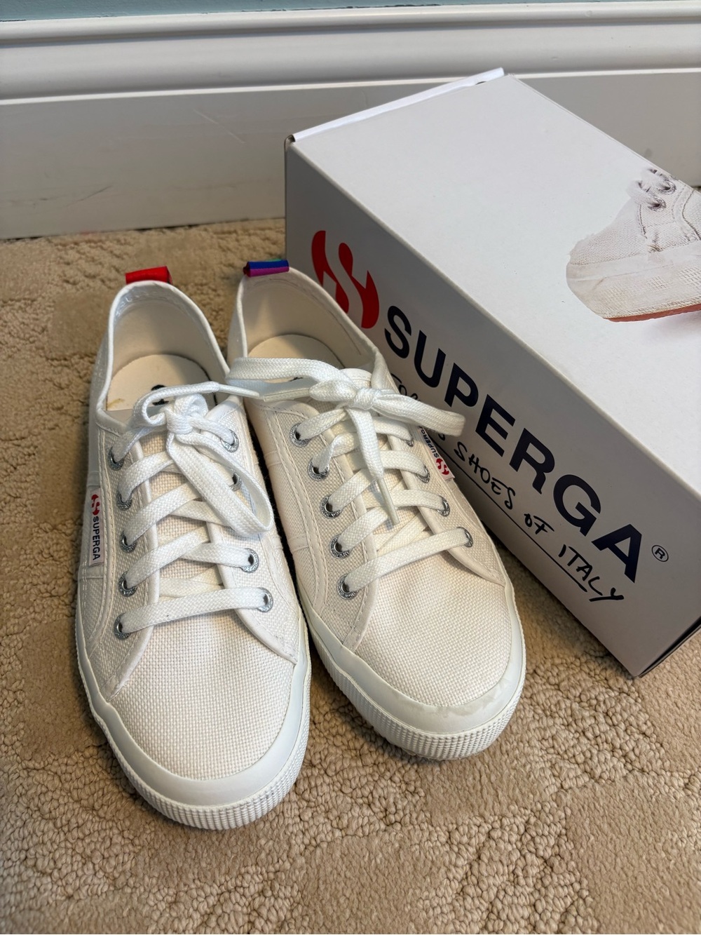 Superga Canvas Sneakers, womens 6.5